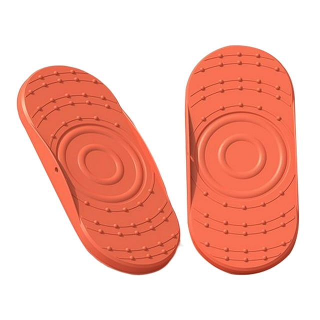 S SERENABLE Split Twist Board Board Noise Full Body Toning Workout Twist Board for Exercise Orange
