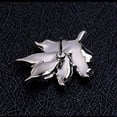 thumbnail image 3 of Broche de Cristal Hoja de Arce Boho Fernando Plata, 3 of 8
