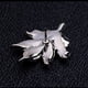 thumbnail image 3 of Vintage Costume Jewelry Brooch Pin Maple Leaf Yuyangstore Cristal Broche Pin, 3 of 9