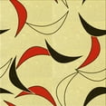 thumbnail image 1 of Ahgly Company Machine Washable Indoor Square Transitional Sun Yellow Area Rugs, 8' Square, 1 of 7