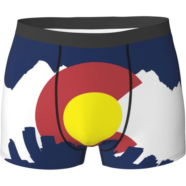 SEVEBJ Spanish Flag Welcome Men'S Breathable Boxer Briefs Soft Shorts Comfortable Underwear