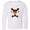 AA-White, variant on Inktastic Cute Flannel Reindeer with Christmas Bulbs and Snowflakes Long Sleeve Youth T-Shirt