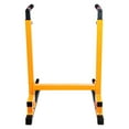 thumbnail image 2 of BalanceFrom Steel Frame Dip Station with Adjustable Height, 500 lb Weight Capacity, Yellow, 2 of 11