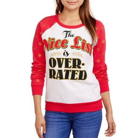 Sasson L/s Nice List Sweatshirt