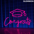 thumbnail image 3 of Glowneon Congrats Neon Sign, Congratulate Led Sign, Graduation Gifts, 3 of 4