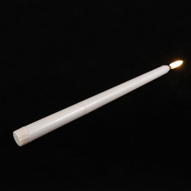Milisten Candle Party Favors 4Pcs Led Luminous Candle Simple Design For Home Bedroom Wedding Decorative