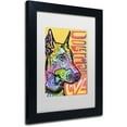 thumbnail image 2 of Trademark Fine Art 'Doberman Luv' Canvas Art by Dean Russo, White Matte, Black Frame, 2 of 4