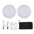 thumbnail image 2 of LED Closet Lamp, USB Rechargeable Easy Installation Energy Saving Motion Sensor Night Light Bright 2pcs Round  for Staircase for Bedroom, 2 of 7