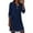 Sky Blue, variant on Zip Front Dress, Women's Long Sleeve Solid Color Bodycon or Shift Dress, Modern Minimalist Style for Easy Wear and a Contemporary Look Sky Blue L