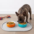 thumbnail image 4 of Pet Silicone Mat with Raised Edge, Paw Pattern Waterproof Non-Slip Mat for Dog & Cat Feeding, Easy to Clean and Anti Splash, 4 of 6