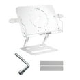 thumbnail image 1 of GUOOL Book Stand Holder Foldable for Reading Tablet Holder Bookshelves Hands Save White, 1 of 7