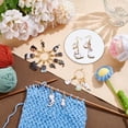 thumbnail image 2 of 18Pcs 18 Styles Knit Stitch Marker Charm Cat Crochet Markers Small Locking Stitch Markers Animal Leverback Knitting Charms Knitting Tools for DIY Weaving Sewing Needleworks DIY Crafts, 2 of 9