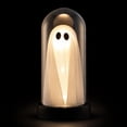 thumbnail image 5 of Halloween Night Light Decor Ghost Jar Glass Halloween Colorful LED Lamp 7.48x4.33in Battery Operated & Soft Light for Bedroom Living Room Indoor Halloween Home Decor by MPOISVA, 5 of 7