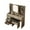 Gray, variant on Ktaxon Large 47.2" Makeup Vanity with 3 Color Lights, Vanity Desk with USB Charging Station, Vanity Makeup Table with Visible Drawers, Hidden and Open Storage Shelves, White