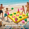 thumbnail image 3 of Livhil Pool Games Inflatable Pool Toys Tic Tac Toe Game, Floating Pool Game for Adults and Kids, Pool Party Supplies for Summer Pool Party, Yellow, 3 of 9