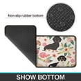 thumbnail image 6 of Dachshund and Flower Kitchen Rugs Sets Of 2,Anti Fatigue Kitchen Mat Rugs Non Slip Washable,Decorative Kitchen Floor Mats for Kitchen,Sink,Laundry,17"X30"+17"X47", 6 of 7