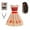 Dress with Wig, variant on Girls Moana Adventure Outfit Dress Skirt Set Princess Dress Up Halloween Costume