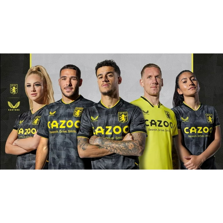 Official Aston Villa Third Pro Jersey 2022/2023 Black/Yellow