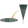 thumbnail image 2 of Root & Vessel Cemetery Vase, Green, In Loving Memory Cone, 2-Pack, 2 of 6