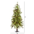 thumbnail image 6 of Nearly Natural 5ft. Wyoming Alpine Artificial Christmas Tree with 100 Clear (Multifunction) LED Lights and Pine Cones on Trunk, 6 of 6