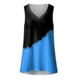 thumbnail image 4 of Womens Summer Tops Summer Casual Printed Tank Top V Neck Sleeveless T Shirt Womens Tops Dressy Casual, 4 of 5