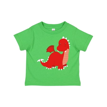 

Inktastic Adorable Red Dragon Boys Toddler T-Shirt