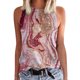 thumbnail image 1 of Playeras,Blusas y Tops,Ropa para Mujer Tank Top Vestido Camisetas sin mangas para mujer, camisetas de verano, sin mangas, informales, sueltas, estampadas, túnica, blusas (Pink, M), 1 of 4