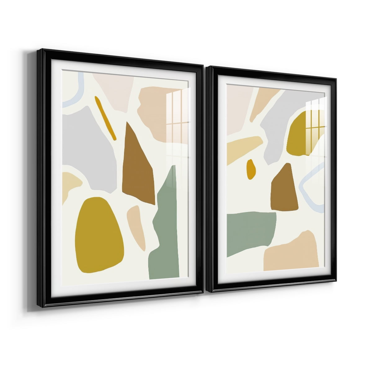 Wexford Home Pastel Splotches I Premium Framed Print, 26.5" x 36.5" - Ready to Hang, Black (Set of 2)