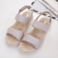 thumbnail image 1 of Sandalias planas para mujer Slingback Sandalias ligeras y cómodas para caminar Punta abierta Casual, 1 of 9