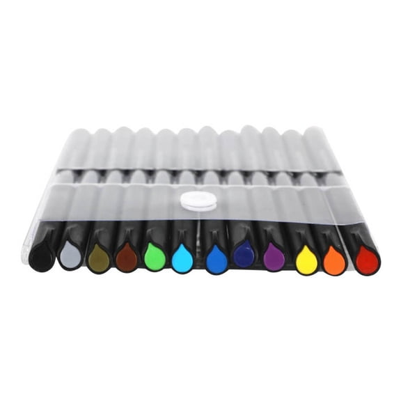 Dopebox Outline Markers Self-outline Metallic Markers Glitter Gel Pens Drawing Pens Stationery Pens, Drawing Markers (12 Color)