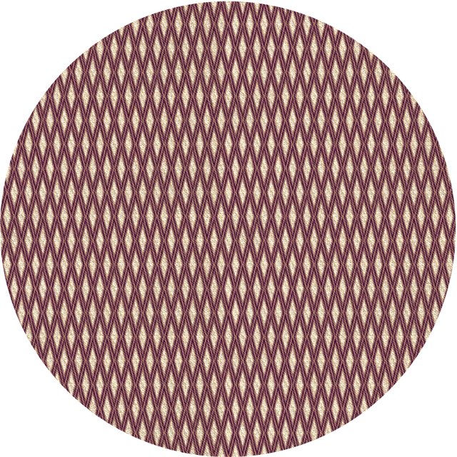 Ahgly Company Tapis Rond Lavable en Machine Intérieur Transitionnel Brun Sucre Brun, 3 Pieds Rond