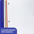thumbnail image 3 of Filler Paper Loose Leaf 100 Sheet, College Ruled 3 Hole Punched, 1-Pack, 3 of 5