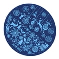 thumbnail image 3 of 1 pcs Christmas Nail Stamper Kit Snowflake Nail Art Stamping Plates Tools, 3 of 5