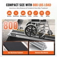 thumbnail image 3 of Portable Wheelchair Ramp, 6 ft 800 lbs Capacity, Non-Slip Aluminum Folding Threshold Ramp, Foldable Mobility Scooter Ramp Wheel Chair Ramp, Handicap Ramp for Home Steps, Stairs, Doorways, Curbs, 3 of 6