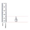 thumbnail image 3 of 14KW Gold Cubic Zirconia Girl Prayer Religious Pendant | White Gold Charm Pendant for Necklace Chain | Gift for Men Women | 15 x 10 MM | 0.9 grams, 3 of 8