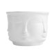 thumbnail image 2 of Florero de cerámica con diseño facial, macetas de estatua modernas plantas decorativas para interiores y exteriores florero de flores artificiales - Sunnimix Jarrón de ceramica, 2 of 8