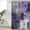 Purple, variant on Navy Blue Grey Bathroom Curtain 72 Inch Shower Stall Curtain with Hooks, Modern Oil Painted Abstract Art Aesthetics Waterproof Polyester Bath Curtain Washable Bathtub Curtain 36''x 72''