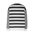 thumbnail image 5 of Ruyang Sweatshirts for Women Crewneck Long Sleeve Striped Tops Lightweight Fashion 2024 Women Clothes Pullover Tops, 5 of 8