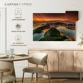 thumbnail image 5 of Elephant Stock Rio De Janeiro At Dusk Wall Art - Horizontal Canvas Wall Art - Living Room Wall Decor - Places Canvas - Brown And Gray Decor - 12" x 8", 5 of 8