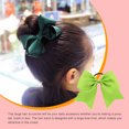 thumbnail image 3 of 2 Packs Large Hair Band Bow Knot Stretchy Rubber Decorative Snag Free Ponytail Holder Hairs Rope Elastics Bobbles Seamless Scrunchies, 3 of 7