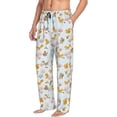 thumbnail image 6 of Salouo Squirrel In The Forest Print Pajama Pants for Men, Lounge Pants Elastic Waistband Casual Men's sleepwear Loungewear Sleep Pajama Pant -X-Large, 6 of 7