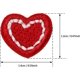 thumbnail image 3 of 15 mini parches termoadhesivos para reparación de ropa, parches bordados en forma de corazón, apliques para coser para jeans, chaquetas, bolsos (rojo), 3 of 5