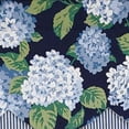 thumbnail image 4 of RLF Home Luxurious Modern Design Classic Summer Wind Petticoat Style Window Valance 50" x 15" Navy, 4 of 4