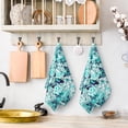 thumbnail image 3 of Butterfly Green Kitchen Towels Decorative Set of 2, Soft Absorbent Botanic Dish Towels for Kitchen, Bar Tea Towels Hand Towels for Bathroom Farmhouse Spring Summer Decor, 3 of 6