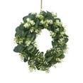 thumbnail image 3 of Eucalyptus Wreath, Spring Artificial Green Leaves Wreath for Front Door Window Wall Decoration, 3 of 10