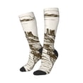 thumbnail image 2 of Fotbe Western Desert Cowboys 1 print Women's Men's Novelty Crew Socks Cotton Socks Knee High Socks for Walking,Running,Nurses,Pregnancy, 2 of 8