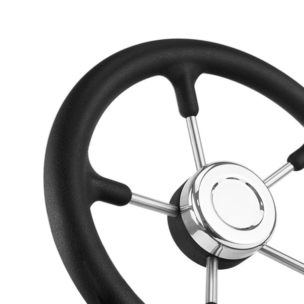 xinxixnxx 12.6 inch Boat Steering Wheel 5-Spoke 3/4 Shaft Vessels Yacht ...