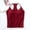 Wine, variant on Sexy Pajama Set for Women Summer Solid Color Cami Pajama Tops Casual Collared Sleeveless Sleepwear Summer Pjs for Women