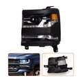 thumbnail image 3 of Headlamp For 2016-2018 Chevy Silverado 1500 Black FULL LED DRL Headlight Driver, 3 of 11