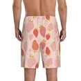 thumbnail image 4 of Lsque Strawberry Mens Sleep Pajama Shorts,Short Pajama Pants, Cotton Ultra-Soft Knit-4X-Large, 4 of 9